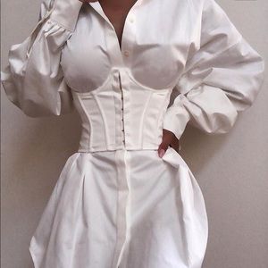 Long Sleeve Corset Dress